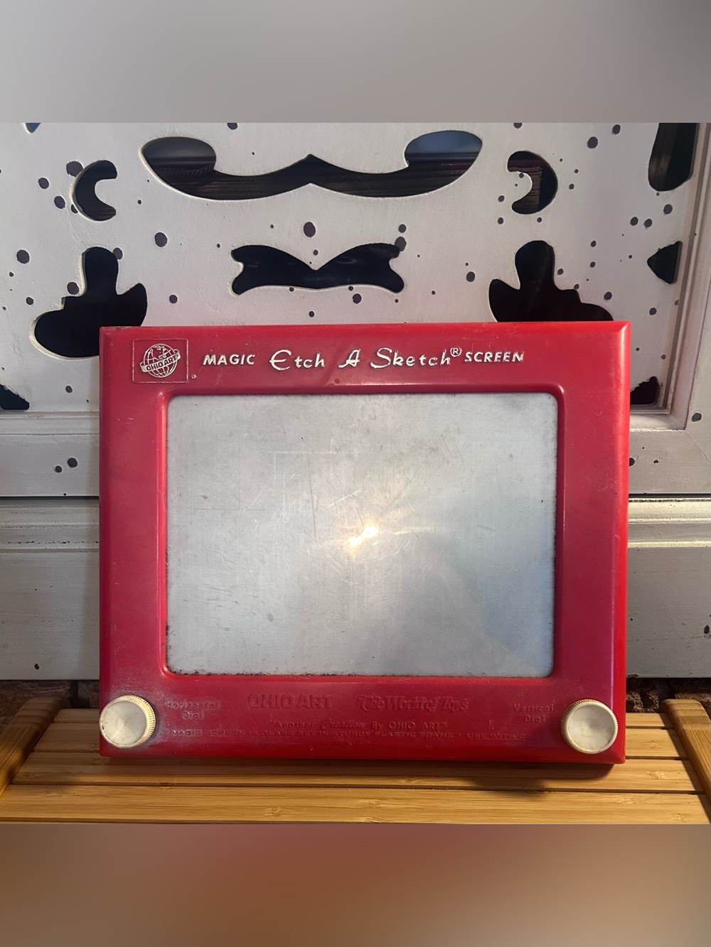 Red Magic Etch A Sketch® Screen Classic Drawing Toy - Etch A Sketch